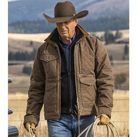 Kevin Costner Yellowstone Jacket | john dutton cotton jacket