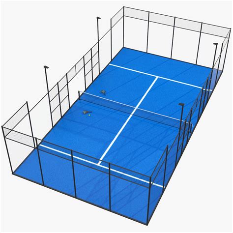 3D Padel Tennis Court 01 - TurboSquid 2052389