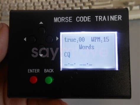 Morse Code Trainer Lcd Telegraph Short Wave Radio Station Transmitter