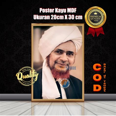 Jual Poster Kayu Mdf Habib Foto Habib Gambar Habib Umar Bin Muhammad