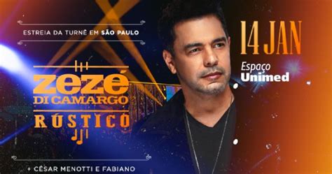 Zezé Di Camargo Rústico no Espaço Unimed