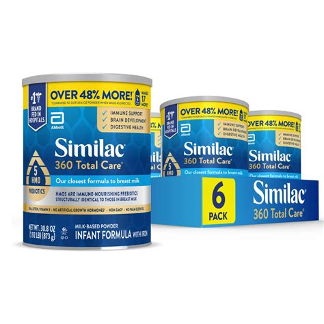 Buy Similac 360 Total Care Infant Formula With 5 HMO Prebiotics Our