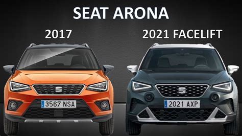 2021 New SEAT Arona Facelift Vs 2017 Model See The Difference YouTube