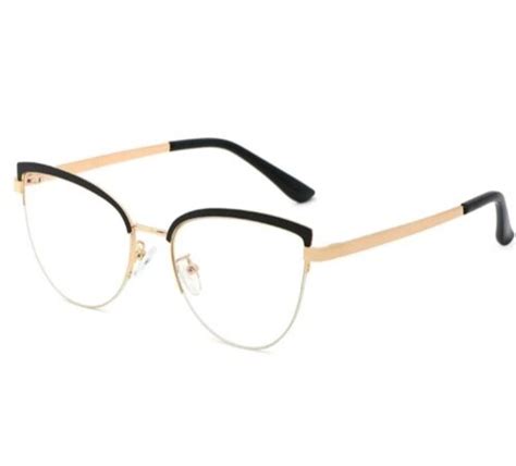 Cat Eye Anti Blue Light Metal Glasses Frames Women Optical Fashion Computer 2020 Ebay