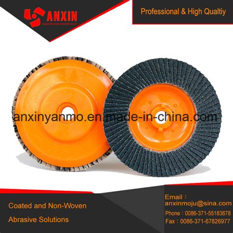 China Nylon Backing Pad Flap Disc With And M Thread China