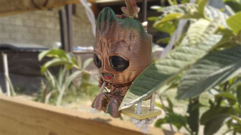 Archivo Stl Baby Groot Columpio Plan De Impresora D Para Descargar