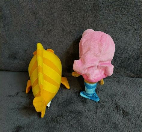 Bubble Guppies Molly Mermaid And Mr Grouper Gold Fish Plush Stuffed