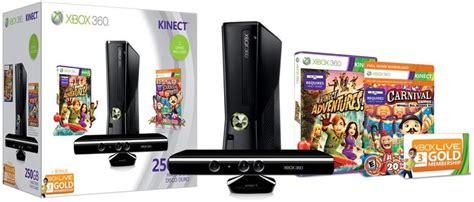 Xbox Gb Holiday Value Bundle With Kinect