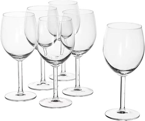 Red Wine Glass By Ikea Svalka Series Set Of 6 10 0z Amazon Ca Home