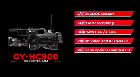 Jvc S New Gy Hc Broadcast Live Streaming Connected Camera