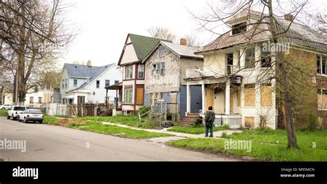 Abandoned house detroit city hi-res stock photography and images - Alamy