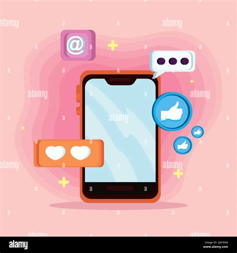 social media addiction illustration Stock Vector Image & Art - Alamy