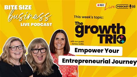 The Growth Trio Empower Your Entrepreneurial Journey Youtube