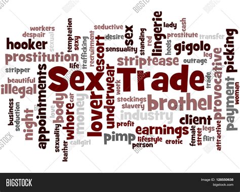 Sex Trade Word Cloud Image And Photo Free Trial Bigstock