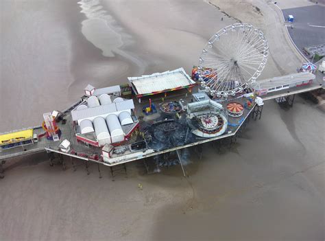 New photos of Blackpool pier show devastating impact of the fire this morning – Proper Manchester