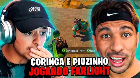 CORINGA E PIUZINHO JOGANDO FARLIGHT 84 JUNTOS PELA PRIMEIRA VEZ