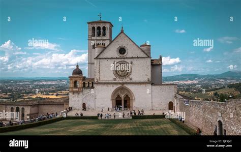 San Assisi Church Umbria Italy Stock Photo Alamy