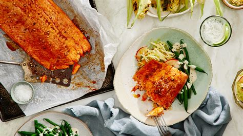 Whole Roasted Sockeye Salmon With Garlic And Spice