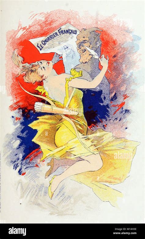 Jules Chéret Le courrier Français l art de l affiche de la Belle