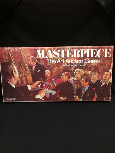 1970 Masterpiece Art Auction Game Parker Brothers Complete