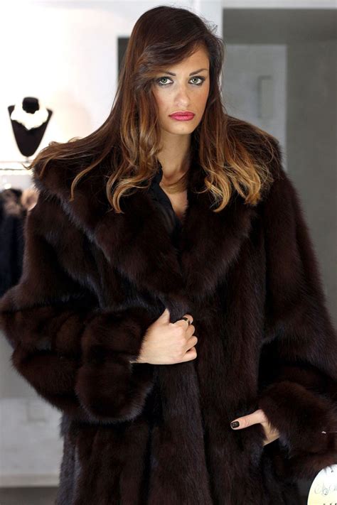 Pin By Sandra Huntington On Clementina Designer Outerwear Sable Fur Coat Coat