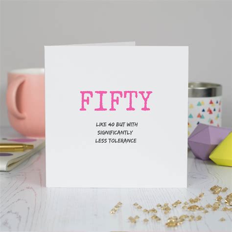 Funny 50th Card For Him 50th Birthday Card Happy 50th Etsy Uk