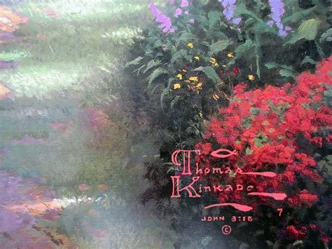 Thomas Kinkade | The Garden Of Prayer The Painter Of Light