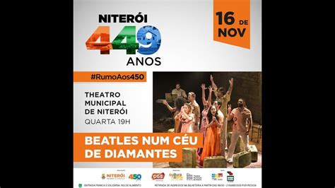 Acompanhe AO VIVO Musical Beatles Num Céu de Diamantes no Theatro