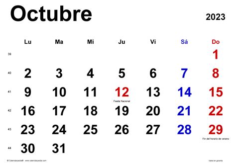 Calendario Octubre 2023 El Calendario Octubre Para Imprimir Gratis - Riset