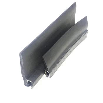 Foam And Solid Rubber Epdm Coextrusion U Shape Edge Trim Flap Seal Trim