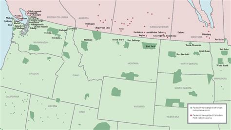 Map Of Washington State And Canadian Border - London Top Attractions Map