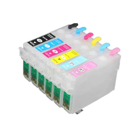 Up T0981 T0986 Refillable Ink Cartridges Compatible For Epson Artisan 600 700 800 710 810 725