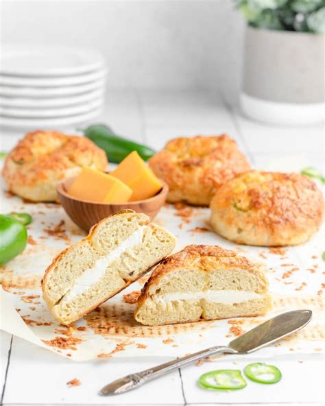 Homemade Jalapeño Cheddar Bagels the practical kitchen