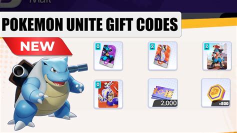 Pokemon Unite Gift Code Pokemon Unite Codes Redeem Code