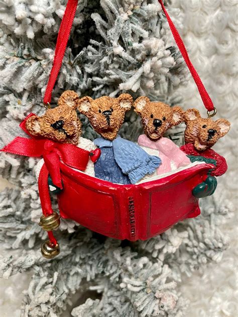 Vintage Caroling Bears Kurt Adler Christmas Ornament Etsy