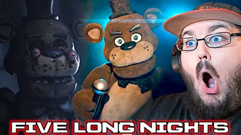 FNAF Rap By JT Music Five Long Nights Remastered FNAF REACTION