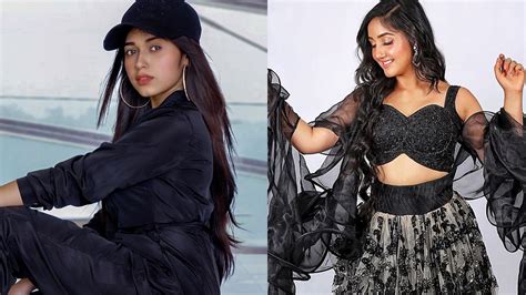 Jannat Zubair And Ashnoor Kaur In Dreamy Black Outfits