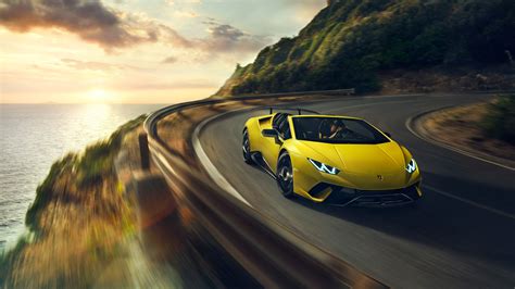 Car Lamborghini Lamborghini Huracan Sport Car Supercar Vehicle Yellow