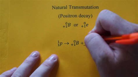 Positron Emission Equation