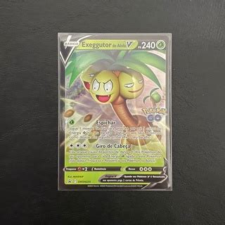 Carta Promo Exeggutor De Alola V Pokemon Go Pokemon Tcg Shopee Brasil