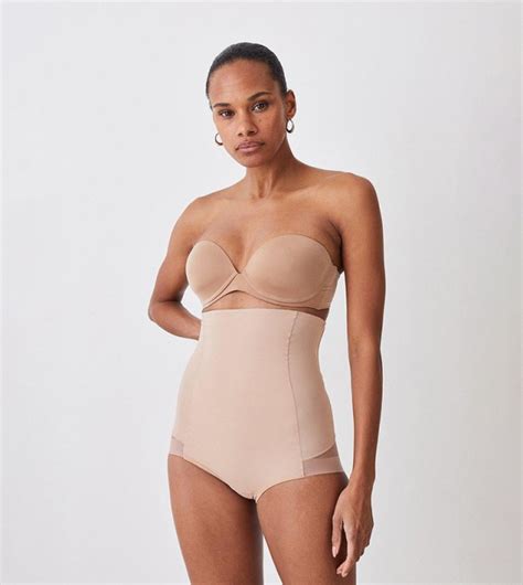 Buy Karen Millen Super Control High Waist Shaper Brief In Nude