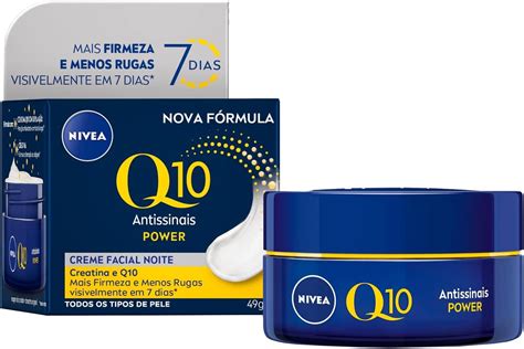 NIVEA Creme Facial Antissinais Noite Q10 Power Plus Reduz Rugas E