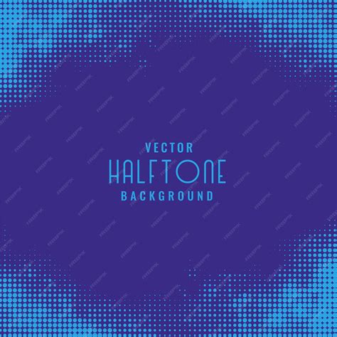 Free Vector Stylish Blue Halftone Pattern Texture Background