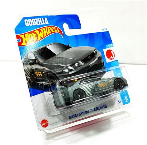 HOT WHEELS NISSAN SKYLINE GT R BCNR SZARY SREBRNY