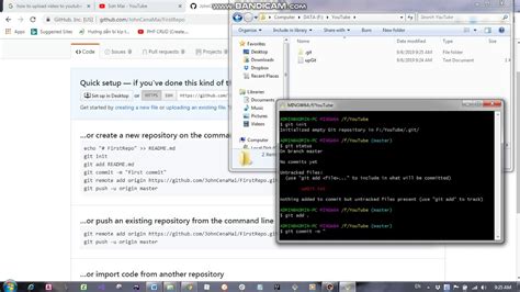 Making A Git Push Using Git Bash Youtube Hot Sex Picture
