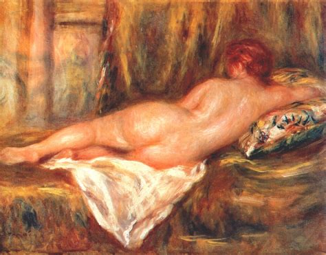 Reclining Nude C 1909 By Pierre Auguste Renoir Artchive