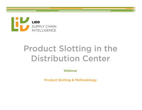 Product Slotting In The Distribution Center A Guide To Warehouse