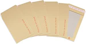 Amazon Postmaster A5 C5 Do Not Bend Board Back Envelopes 229 X 162