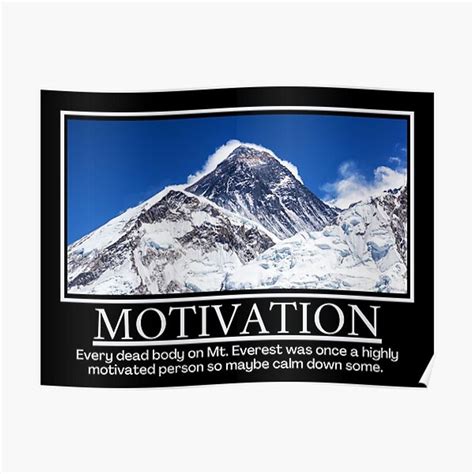 Motivation Demotivational Poster Premium Matte Vertical Poster Sold By