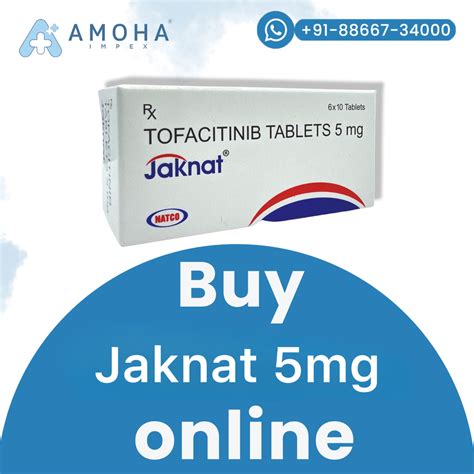 Jaknat Tofacitinib Mg Tablet At Rs Bottle Tofajak Tablets In